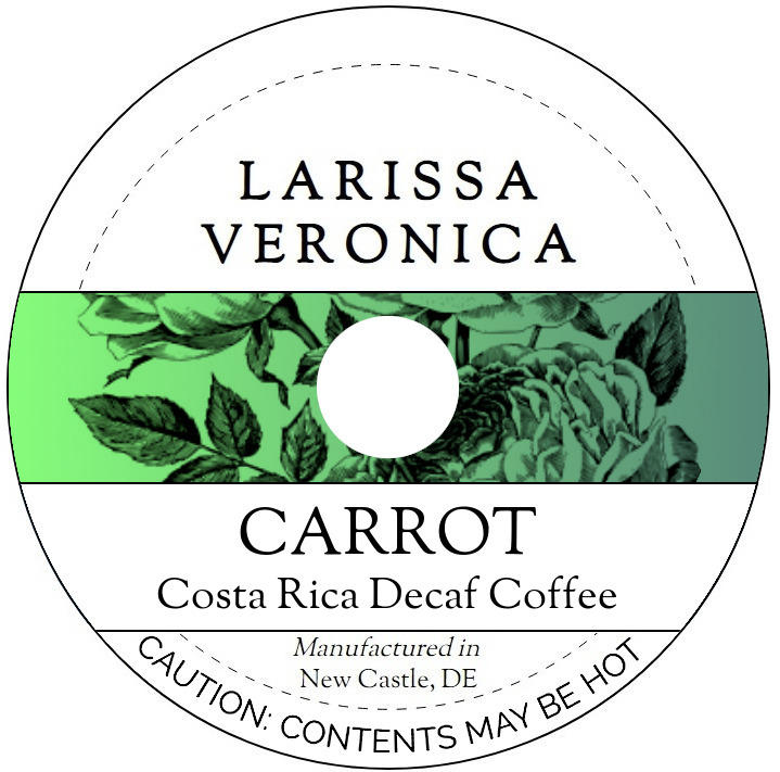 Carrot Costa Rica Decaf Coffee <BR>(Single Serve K-Cup Pods)
