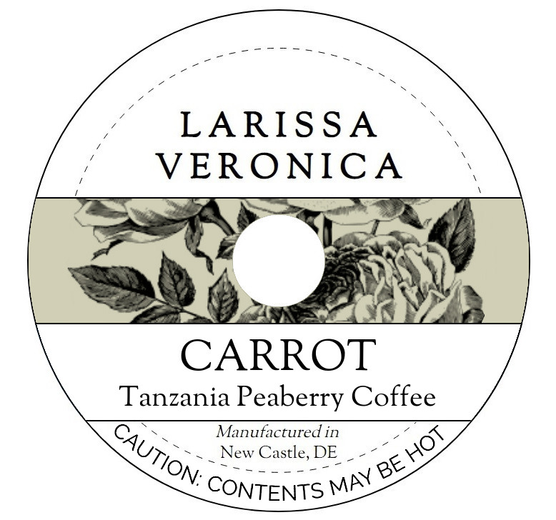Carrot Tanzania Peaberry Coffee <BR>(Single Serve K-Cup Pods)