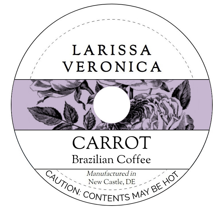 Carrot Brazilian Coffee <BR>(Single Serve K-Cup Pods)
