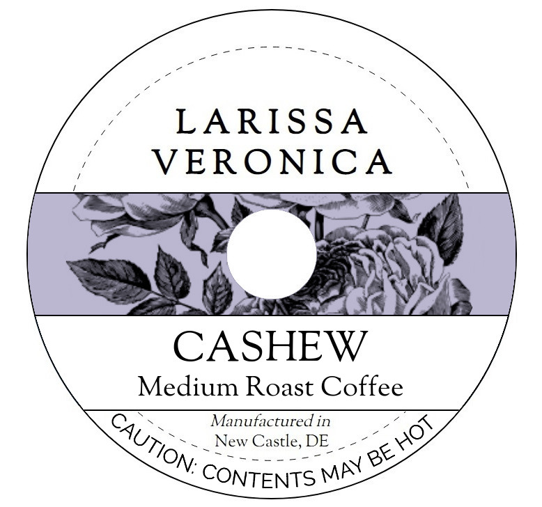 Cashew Medium Roast Coffee <BR>(Single Serve K-Cup Pods)