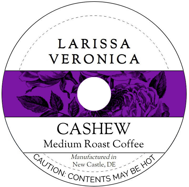 Cashew Medium Roast Coffee <BR>(Single Serve K-Cup Pods)