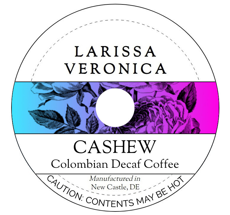 Cashew Colombian Decaf Coffee <BR>(Single Serve K-Cup Pods)
