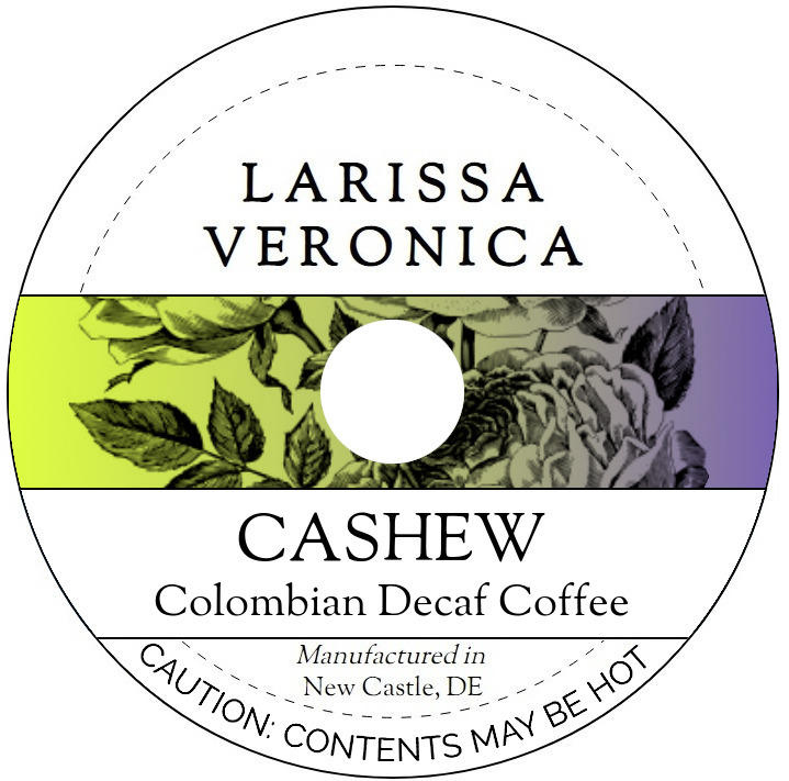 Cashew Colombian Decaf Coffee <BR>(Single Serve K-Cup Pods)