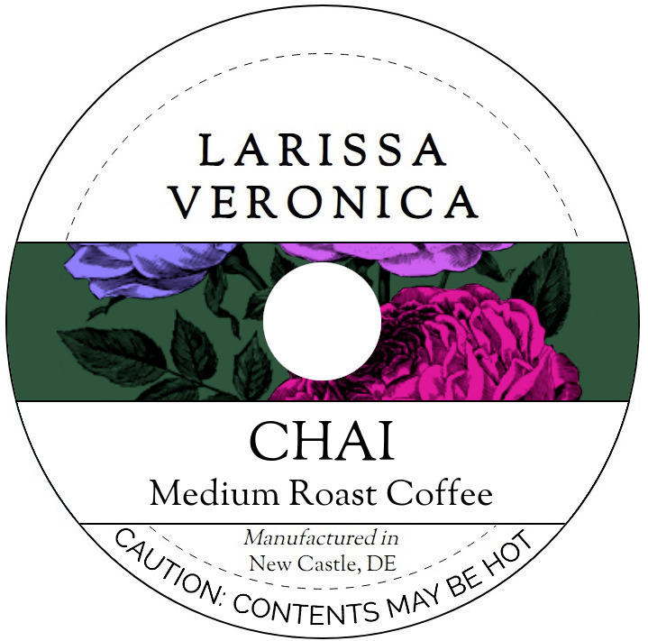 Chai Medium Roast Coffee <BR>(Single Serve K-Cup Pods)