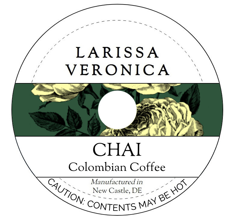 Chai Colombian Coffee <BR>(Single Serve K-Cup Pods)