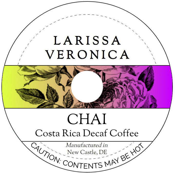 Chai Costa Rica Decaf Coffee <BR>(Single Serve K-Cup Pods)