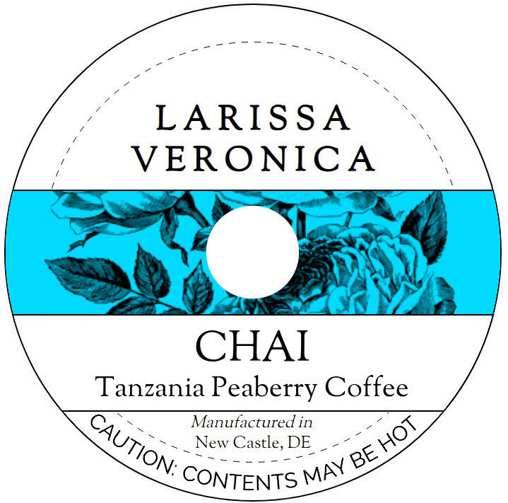 Chai Tanzania Peaberry Coffee <BR>(Single Serve K-Cup Pods)