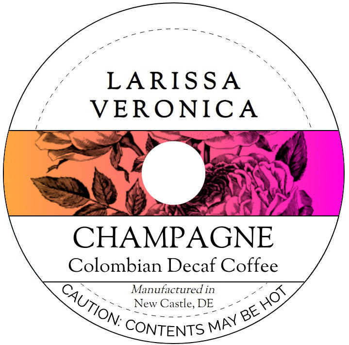 Champagne Colombian Decaf Coffee <BR>(Single Serve K-Cup Pods)
