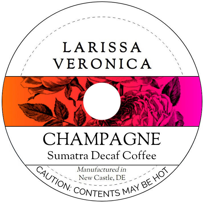 Champagne Sumatra Decaf Coffee <BR>(Single Serve K-Cup Pods)