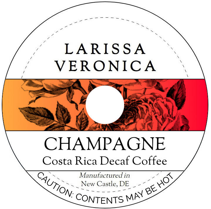 Champagne Costa Rica Decaf Coffee <BR>(Single Serve K-Cup Pods)