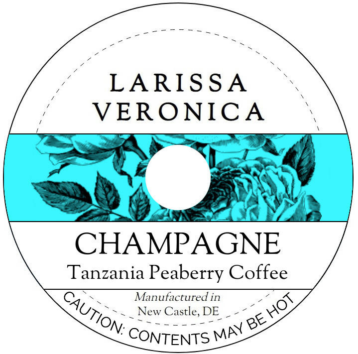 Champagne Tanzania Peaberry Coffee <BR>(Single Serve K-Cup Pods)