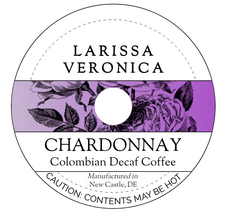 Chardonnay Colombian Decaf Coffee <BR>(Single Serve K-Cup Pods)
