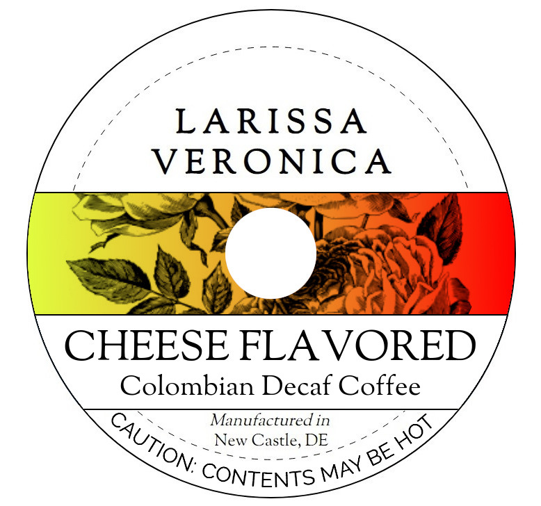 Cheese Flavored Colombian Decaf Coffee <BR>(Single Serve K-Cup Pods)