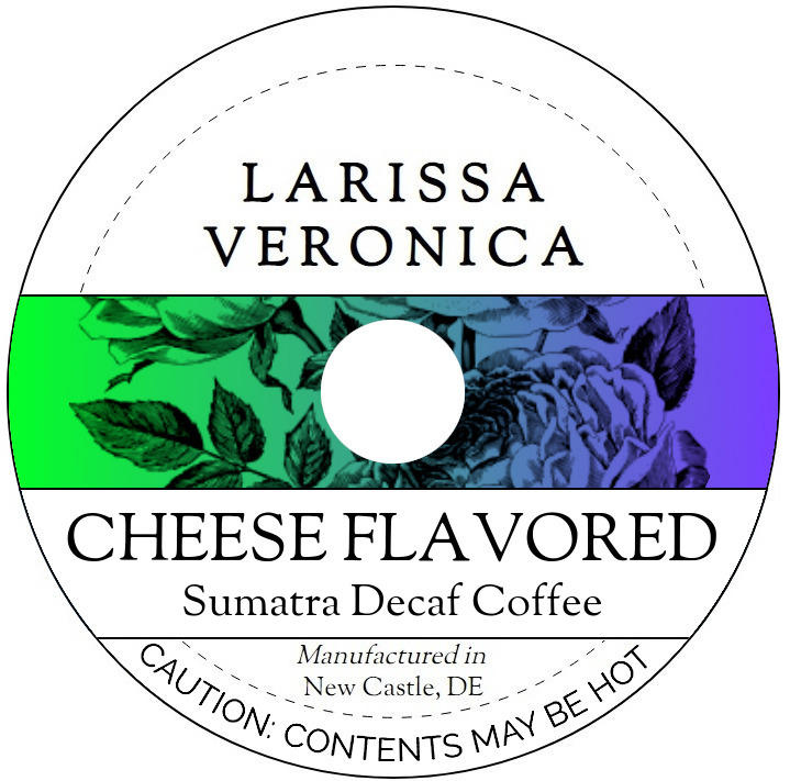 Cheese Flavored Sumatra Decaf Coffee <BR>(Single Serve K-Cup Pods)