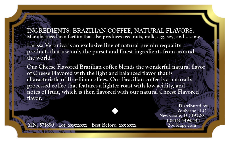 Cheese Flavored Brazilian Coffee <BR>(Single Serve K-Cup Pods)