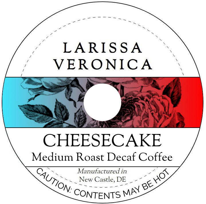 Cheesecake Medium Roast Decaf Coffee <BR>(Single Serve K-Cup Pods)