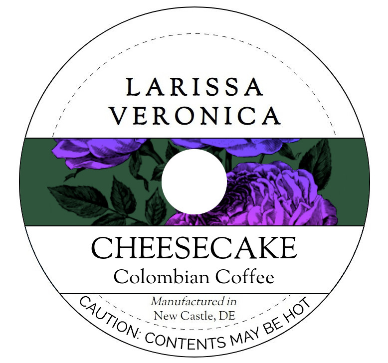 Cheesecake Colombian Coffee <BR>(Single Serve K-Cup Pods)