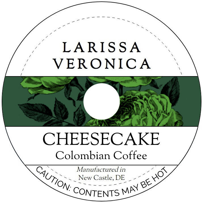 Cheesecake Colombian Coffee <BR>(Single Serve K-Cup Pods)