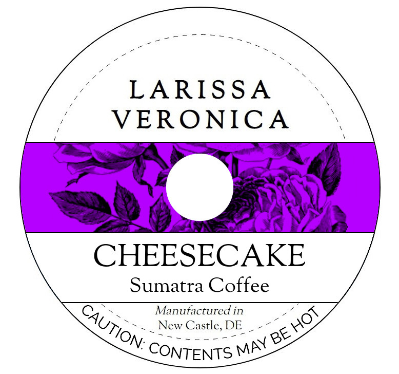Cheesecake Sumatra Coffee <BR>(Single Serve K-Cup Pods)