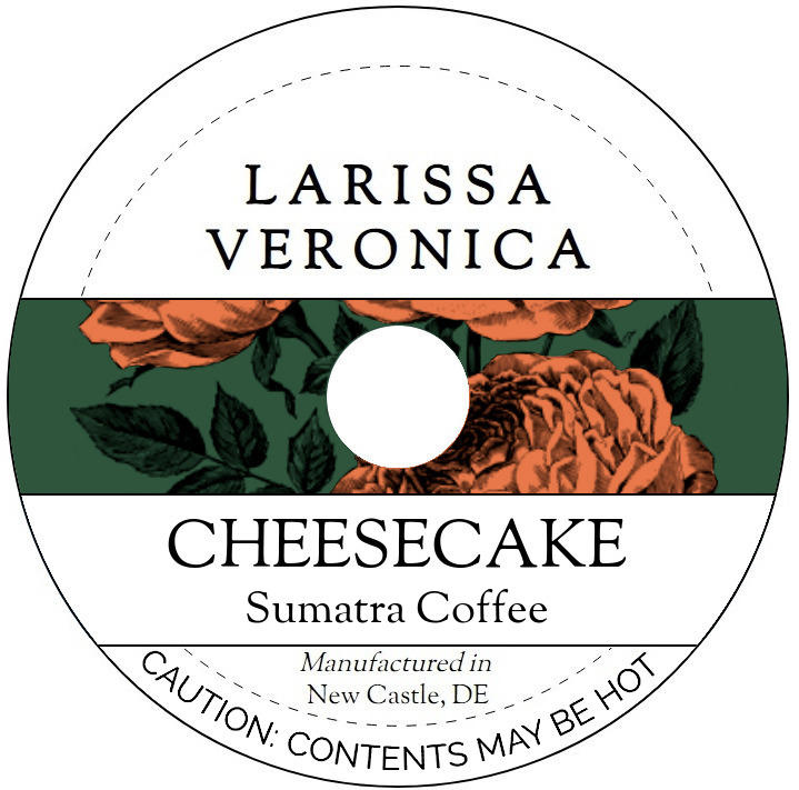 Cheesecake Sumatra Coffee <BR>(Single Serve K-Cup Pods)