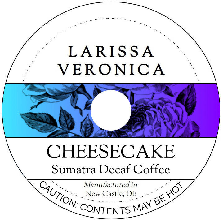 Cheesecake Sumatra Decaf Coffee <BR>(Single Serve K-Cup Pods)