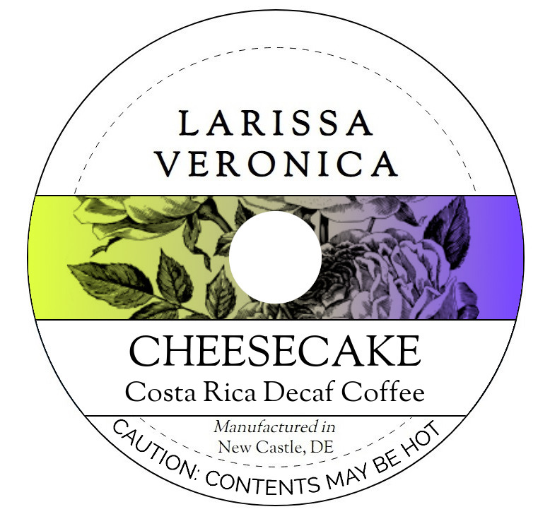 Cheesecake Costa Rica Decaf Coffee <BR>(Single Serve K-Cup Pods)