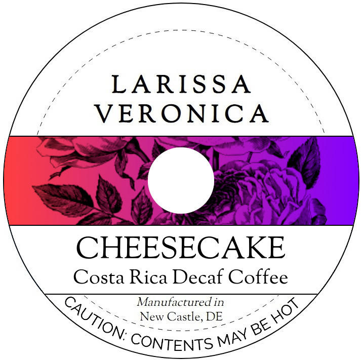 Cheesecake Costa Rica Decaf Coffee <BR>(Single Serve K-Cup Pods)