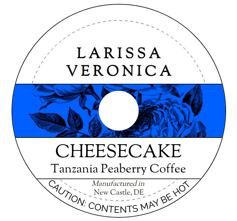 Cheesecake Tanzania Peaberry Coffee <BR>(Single Serve K-Cup Pods)