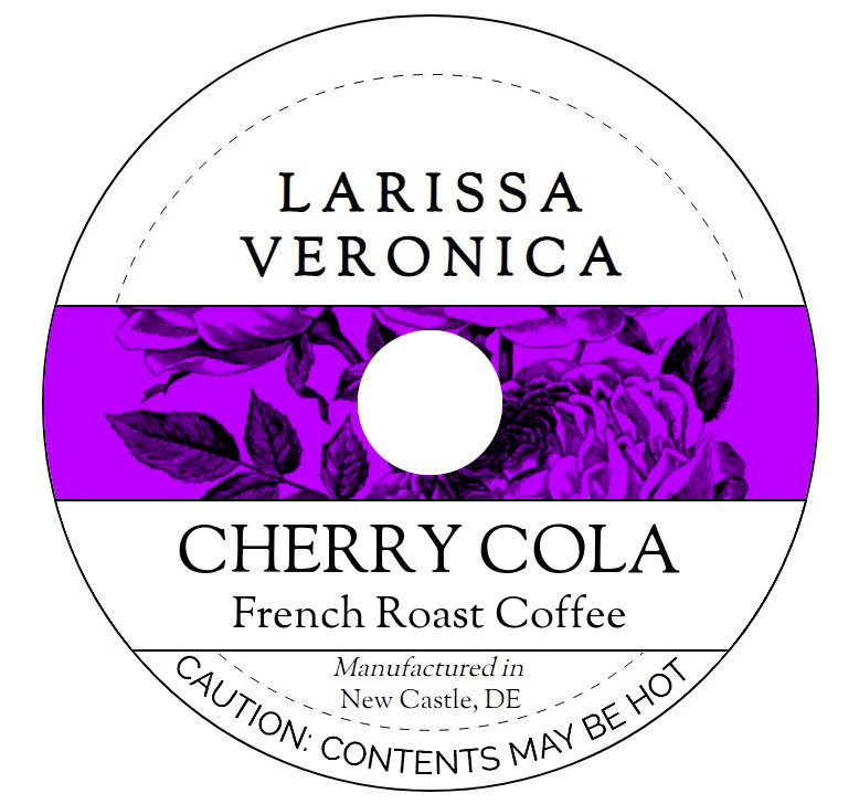 Cherry Cola French Roast Coffee <BR>(Single Serve K-Cup Pods)
