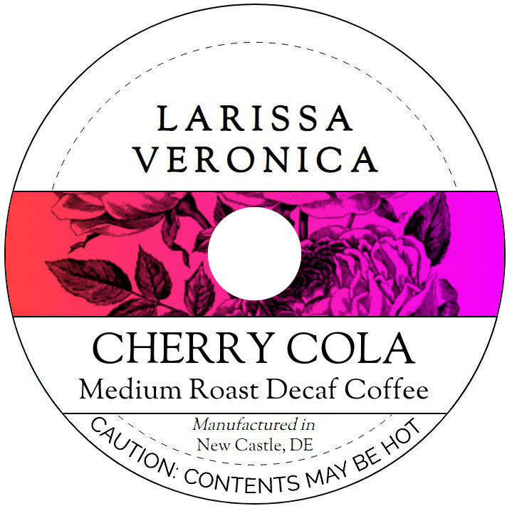 Cherry Cola Medium Roast Decaf Coffee <BR>(Single Serve K-Cup Pods)