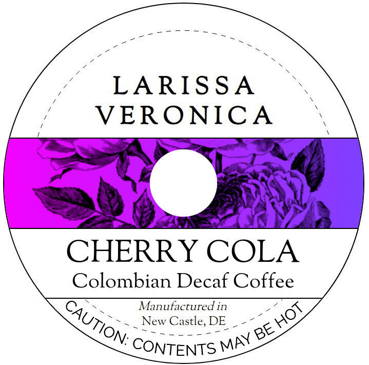 Cherry Cola Colombian Decaf Coffee <BR>(Single Serve K-Cup Pods)