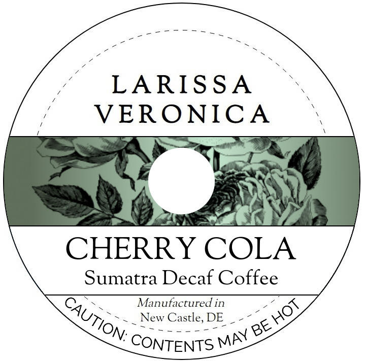 Cherry Cola Sumatra Decaf Coffee <BR>(Single Serve K-Cup Pods)