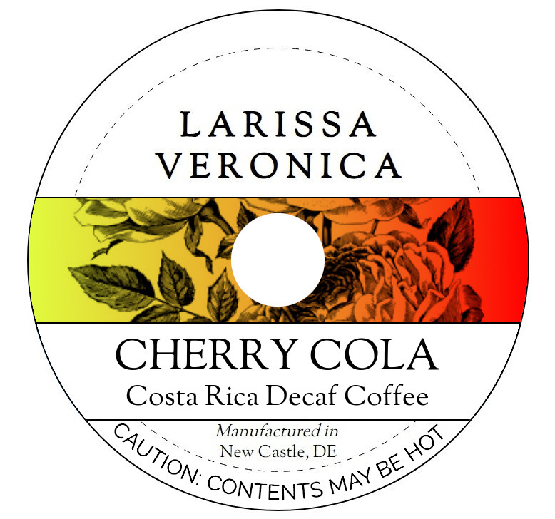 Cherry Cola Costa Rica Decaf Coffee <BR>(Single Serve K-Cup Pods)