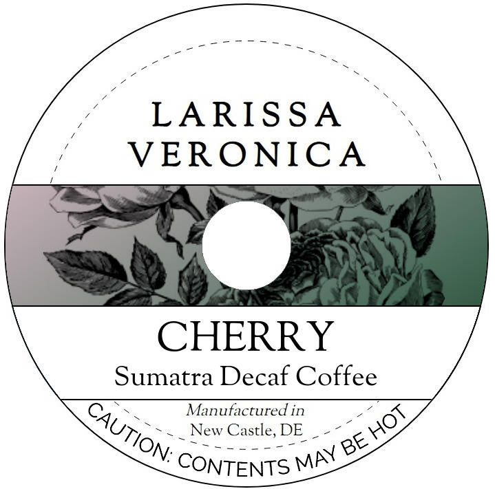 Cherry Sumatra Decaf Coffee <BR>(Single Serve K-Cup Pods)