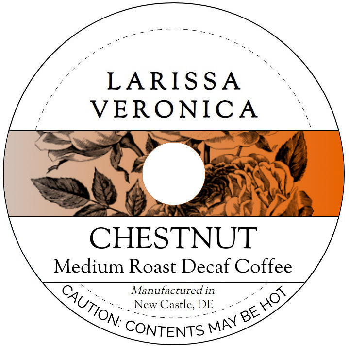 Chestnut Medium Roast Decaf Coffee <BR>(Single Serve K-Cup Pods)
