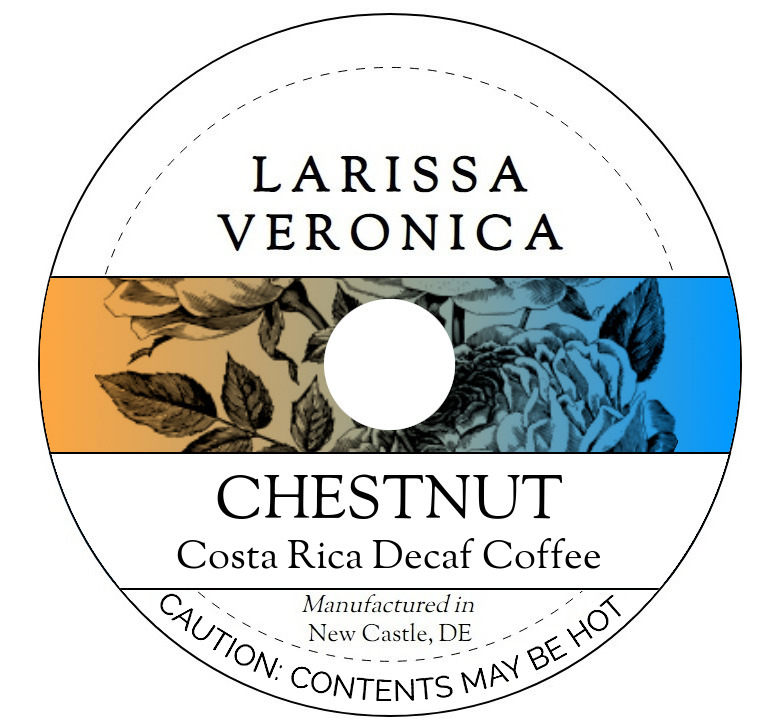 Chestnut Costa Rica Decaf Coffee <BR>(Single Serve K-Cup Pods)