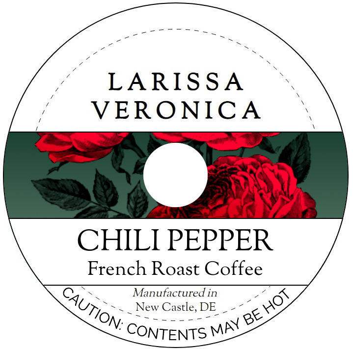 Chili Pepper French Roast Coffee <BR>(Single Serve K-Cup Pods)