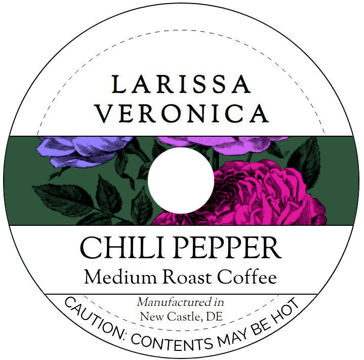 Chili Pepper Medium Roast Coffee <BR>(Single Serve K-Cup Pods)