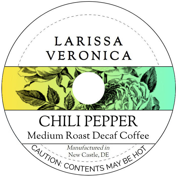 Chili Pepper Medium Roast Decaf Coffee <BR>(Single Serve K-Cup Pods)