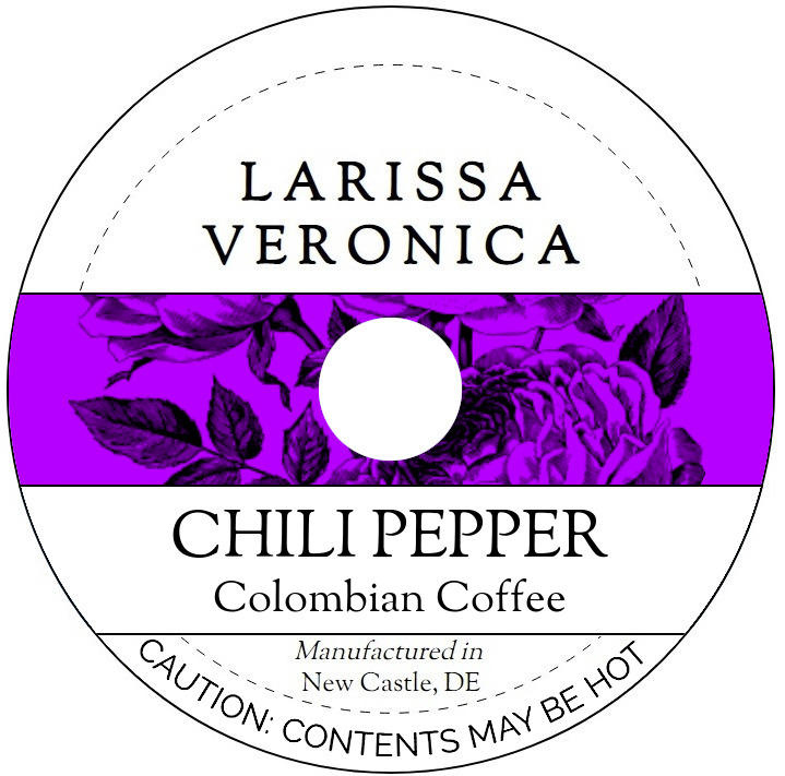 Chili Pepper Colombian Coffee <BR>(Single Serve K-Cup Pods)