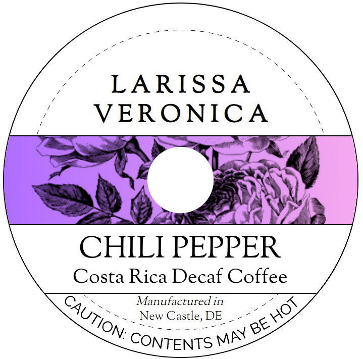 Chili Pepper Costa Rica Decaf Coffee <BR>(Single Serve K-Cup Pods)