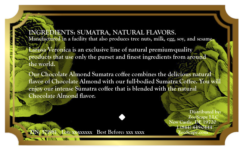 Chocolate Almond Sumatra Coffee <BR>(Single Serve K-Cup Pods)