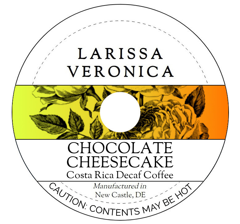 Chocolate Cheesecake Costa Rica Decaf Coffee <BR>(Single Serve K-Cup Pods)