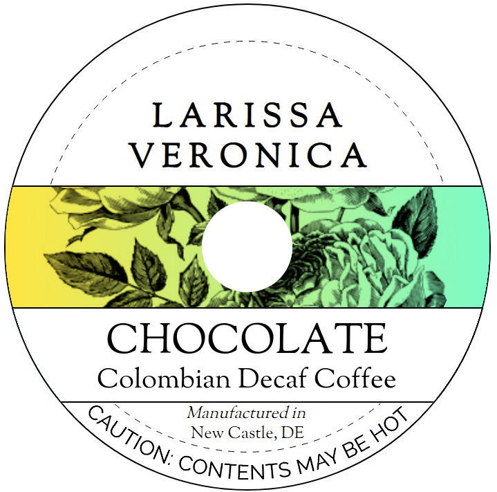 Chocolate Colombian Decaf Coffee <BR>(Single Serve K-Cup Pods)