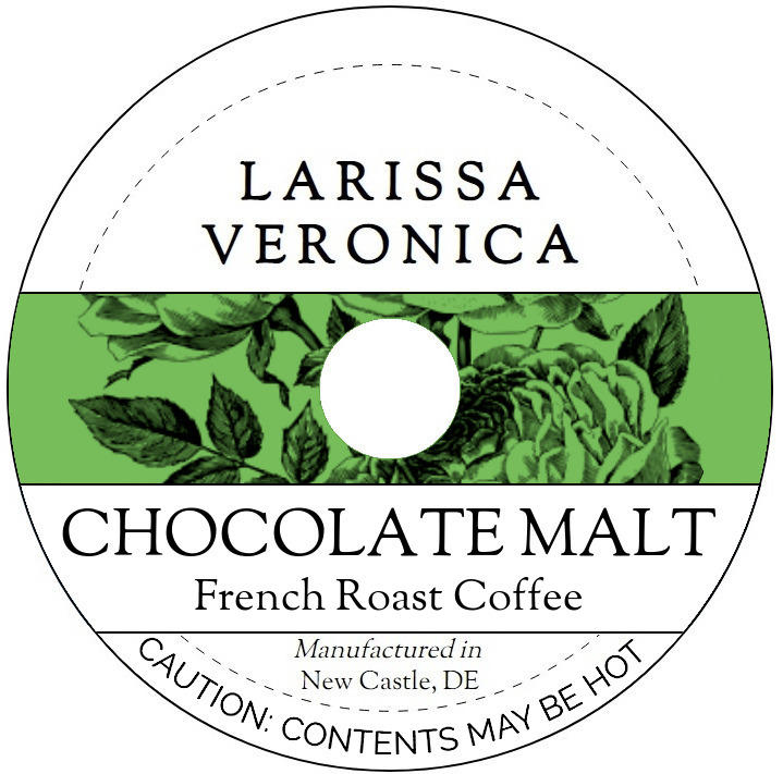 Chocolate Malt French Roast Coffee <BR>(Single Serve K-Cup Pods)