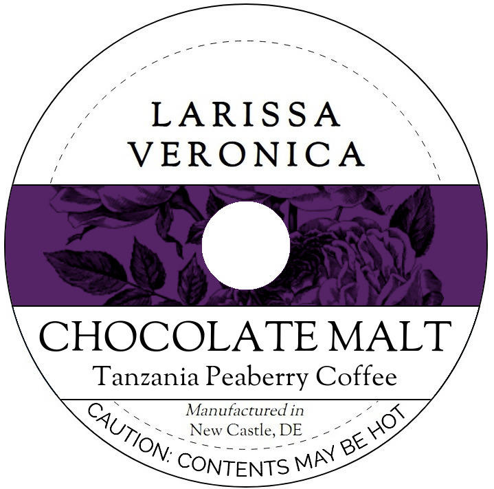 Chocolate Malt Tanzania Peaberry Coffee <BR>(Single Serve K-Cup Pods)