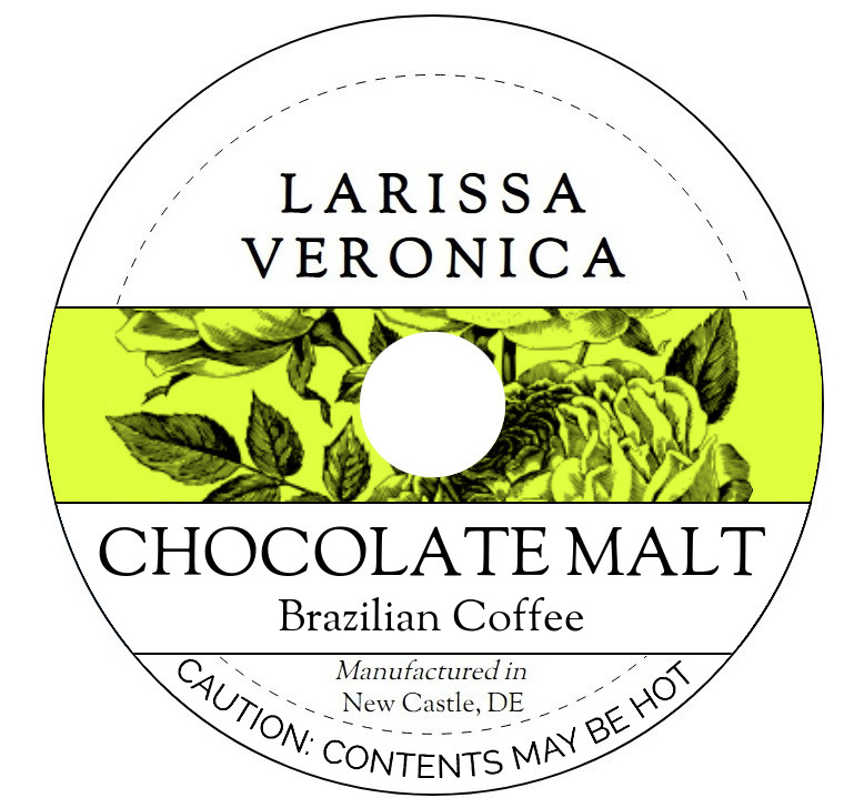 Chocolate Malt Brazilian Coffee <BR>(Single Serve K-Cup Pods)