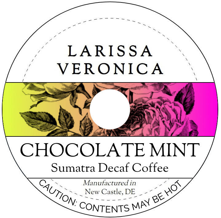 Chocolate Mint Sumatra Decaf Coffee <BR>(Single Serve K-Cup Pods)