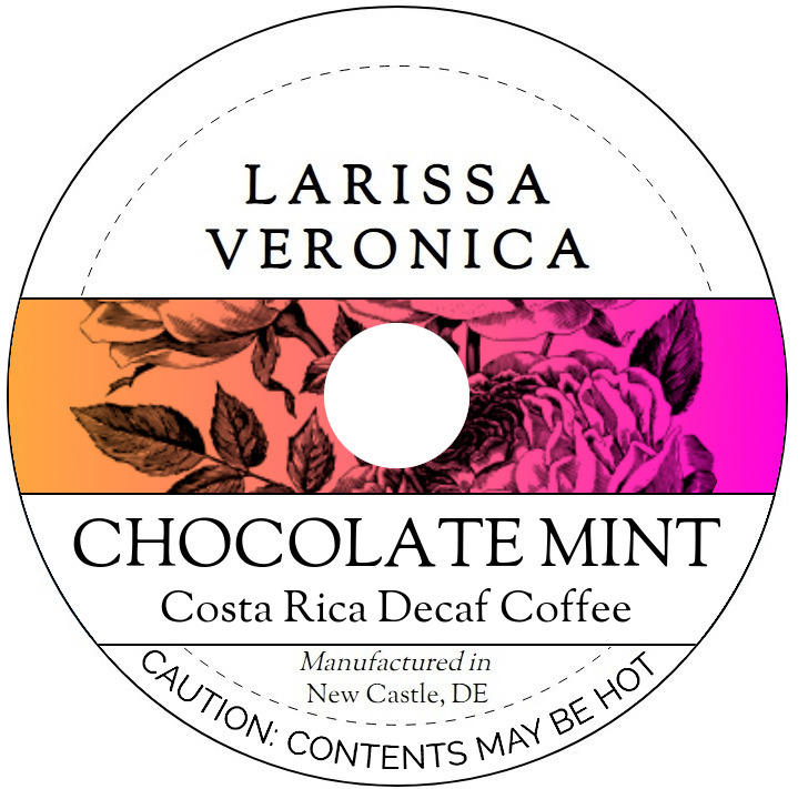 Chocolate Mint Costa Rica Decaf Coffee <BR>(Single Serve K-Cup Pods)