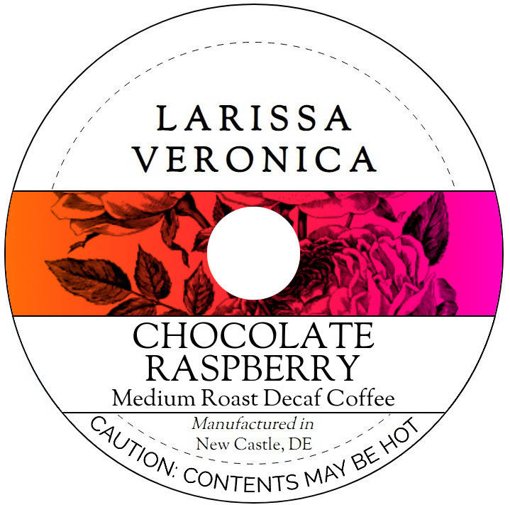 Chocolate Raspberry Medium Roast Decaf Coffee <BR>(Single Serve K-Cup Pods)